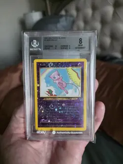 2001 Pokemon Southern Islands Mew #1 Vintage Graded NM/Mint RARE Double Swirl - Image 2