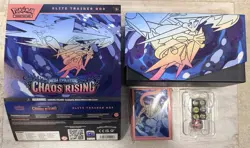 Empty Pokemon Chaos Rising ETB Box Sleeves & Dice Included - Image 1