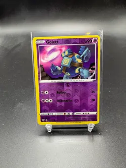 Golett Pokemon TCG Darkness Ablaze Common Reverse Holo 076/189 - Image 1