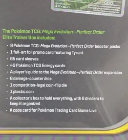 NEW Pokemon TCG Perfect Order SEALED Elite Trainer Box - Hard To Find ETB! - Image 3