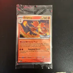 Pokemon TCG Delphox 013/086 Chaos Rising Promo Stamped - Image 2
