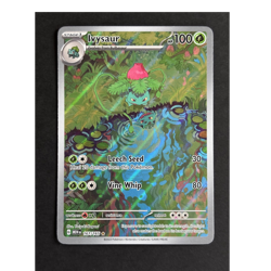 Pokemon TCG Ivysaur 167/165 Illustration Rare Holo SV Scarlet & Violet 151 ENG - Image 1
