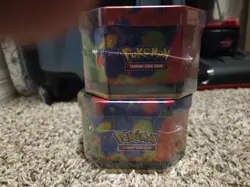 Pokemon TCG Mega Charizard EX Tin Set X & Y (2 Tins) Factory Sealed - Image 3