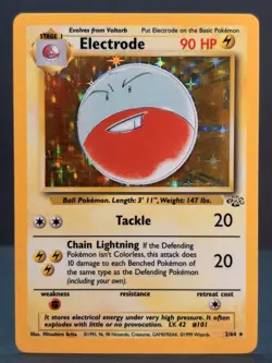 Electrode 2/64 Unlimited Holo Rare - Pokemon Jungle Set LP - Image 1
