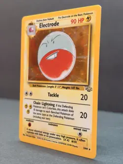 Electrode 2/64 Unlimited Holo Rare - Pokemon Jungle Set LP - Image 3