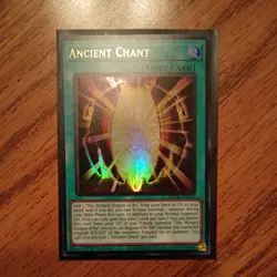 Yugioh 1x Ancient Chant MZMI-EN069 Maze of Millennia Ultra Rare 1st Edition NM - Image 1