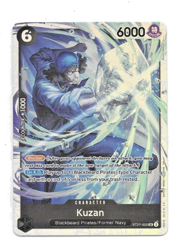Kuzan ST27-003 SR | Starter Deck 27: BLACK Marshall.D.Teach | One Piece TCG | EN - Image 1