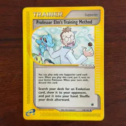 Professor Elm's Training Method 148/165 Uncommon Expedition Pokemon Card - Image 1