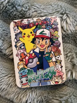 Tentacool Tentacruel 8 Clubs Pokemon Mini Playing Card 1998 Japanese Vintage LP - Image 2