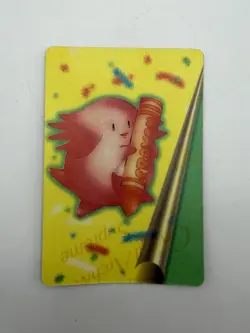 Pokemon Rare Vintage Japanese Hologram Sticker Card 1990’s - Image 2