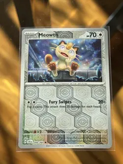 Reverse Holo Meowth 048/064 Common SV: Shrouded Fable Pokemon Card - Image 1