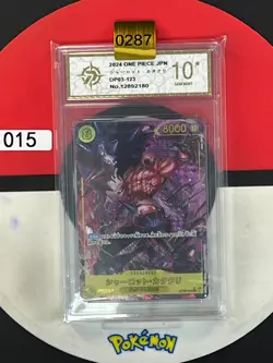 Grade10Charlotte Katakuri (Alt Art) OP03-123 SEC ONE PIECE Card The Best PRB-01 - Image 1
