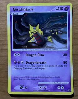 Giratina 28/127 - Platinum Set Holo Rare Pokemon Card 2009 Pokemon TCG - Image 1