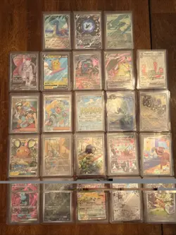 Pokemon Lot 23 Cards Total - Image 1