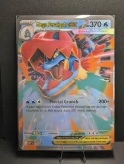 Oversized Mega Feraligatr ex 036 PROMO LENTICULAR Ascended Heroes Card - Image 1