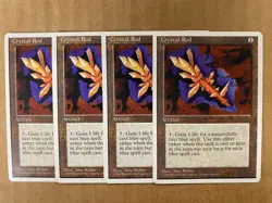 MTG 4x Crystal Rod Core Set 4th Edition OLD SCHOOL Magic the Gathering x4 NM - Image 1