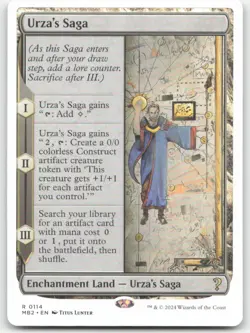Urza's Saga (White Border) 114 MB2 Mystery Booster 2 Magic MTG NM - Image 1
