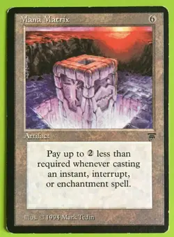 MANA MATRIX, Legends, MTG, Reserved List - Image 1