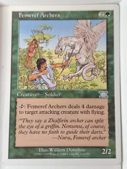 Femeref Archers - 6th Edition Core Set - Magic the Gathering MTG Nice! - Image 1