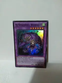 Yugioh - El Shaddoll Wendigo SECE-ENS10 Limited Edition Super Rare LP - Image 1
