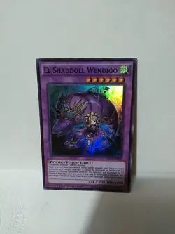 Yugioh - El Shaddoll Wendigo SECE-ENS10 Limited Edition Super Rare LP - Image 2