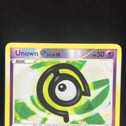 2007 Pokemon, Diamond & Pearl, #67/130 Unown C Lv. 18, Reverse Holo Uncommon - Image 2
