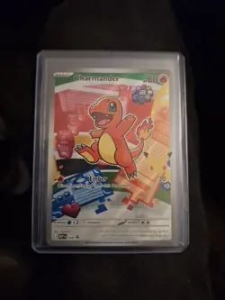 First Partner Illustration Charmander Promo Full Art Holo 038 Pokemon TCG - Image 1