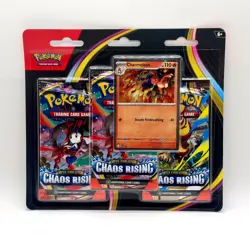Pokemon TCG Chaos Rising 3-Pack Blister Charmeleon Promo - NEW SEALED - IN HAND - Image 1