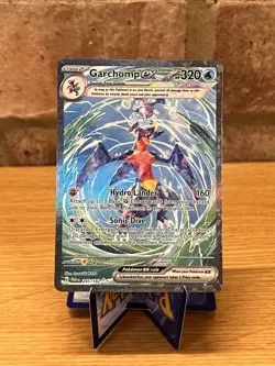 Pokemon Garchomp EX Paradox Rift 245/182 Holo Special Illustration Rare NM - Image 1