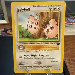 Wotc Pokemon TCG Igglybuff 36 Black Star Promo #4 - Image 1