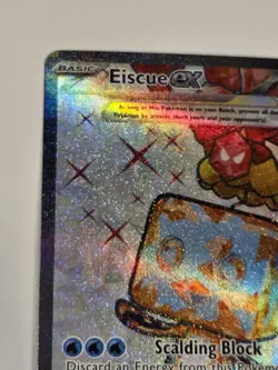 Eiscue ex 210/197 Full Art S&V Obsidian Flames NM Pokemon TCG Illustration - Image 4