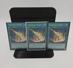 3x Lightning Storm | RA01-EN061 | Secret Rares | 1st Edition | YuGiOh! Playset - Image 1