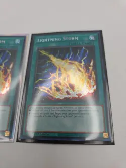 3x Lightning Storm | RA01-EN061 | Secret Rares | 1st Edition | YuGiOh! Playset - Image 4