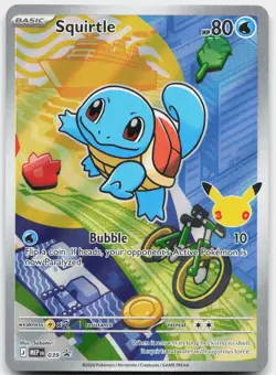 Squirtle 039 Holo Promo ME: Mega Evolution Promo Pokemon Near Mint - Image 1