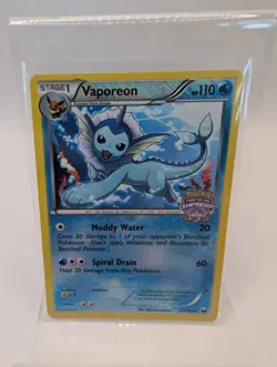 Pokemon Vaporeon State Championship DARK EXPLORERS Set 25/108 Championship Holo - Image 1