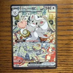 Cinccino ex Special Illustration Rare 119/086 Pokemon Chaos Rising English - Image 1