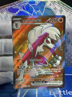 Lycanroc ex 241/193 Sv02: Paldea Evolved Holo Ultra Rare Pokemon - Image 1
