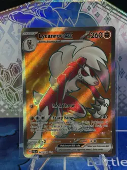 Lycanroc ex 241/193 Sv02: Paldea Evolved Holo Ultra Rare Pokemon - Image 3