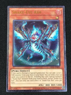 YUGIOH! SNAKE-EYES ASH OP25-EN002 ULTIMATE NM - Image 1