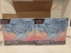 LOT OF 2x Chaos Rising Pokemon Center ETB 2x Booster Bundles IN HAND - Image 4