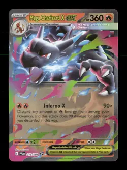 Mega Charizard X ex 013/094 Phantasmal Flames NM/M Pokemon - Image 1