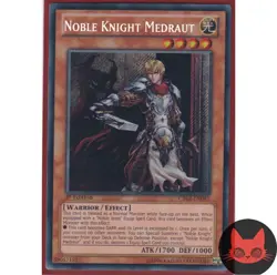 Yugioh Noble Knight Medraut CBLZ-EN081 Secret Rare 1st Edition NM - Image 1
