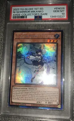 Ni-Ni The Mirror Mikanko EN026 AMDE CR Yu-Gi-Oh PSA 10 - Image 1
