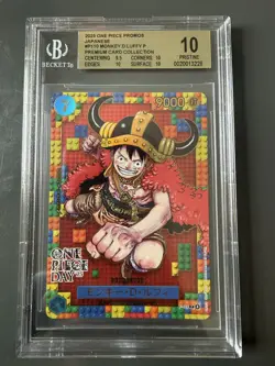 2025 One Piece Luffy Promo P-110 BGS 10 PRISTINE Sequential Available part 1/2 - Image 2