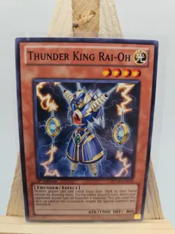 Yu-Gi-Oh! TCG Thunder King Rai-Oh 1st Edition RYMP-EN074 Near Mint Condition - Image 1