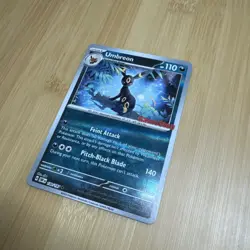 Umbreon 130/197 Gamestop Reverse Holo Stamped Promo Obsidian Flames Pokemon Card - Image 2