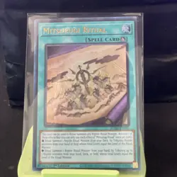 Mitsurugi Ritual Spell SUDA-EN095 Ultra Rare 1st Edition Yu-Gi-Oh Card TCG - Image 1