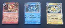 Pokemon Prismatic Evolutions Poster Holo Promo 3 cards 167/168/169 NM - Image 1