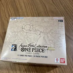 One Piece Card Game EB-02 Anime 25th Collection Extra Booster Box English Sealed - Image 1