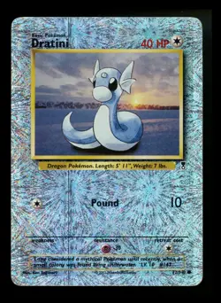 #3 Dratini 72/110 Legendary Collection 2002 Reverse Holo Vintage Pokemon Card - Image 1